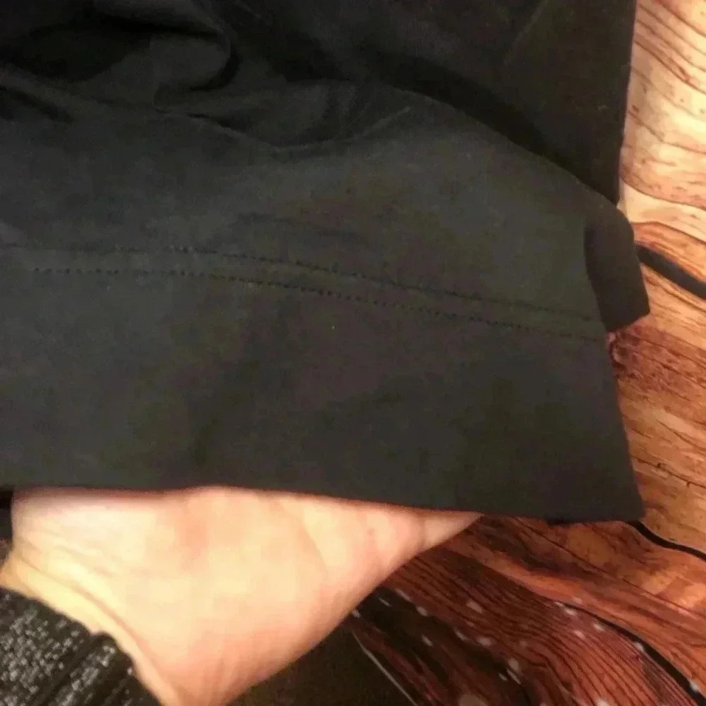 Lands End all black hooded romper - Picture 8 of 12